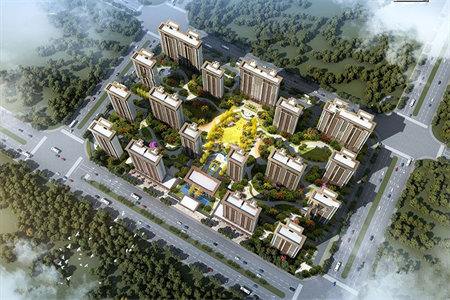 御景华庭3室2厅1卫104m2精装修